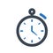 Clock icon, time schedule symbol