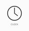 Clock icon vector