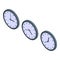 Clock jet lag icon isometric vector. Time jetlag