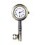 Clock and key match concept, object isolated background