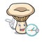 With clock milk mushroom character cartoon