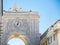 Clock Over Arch in Lisbon