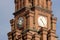 Clock at Psalmists school tower, Chernivtsi,Ukraine