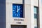 A clock showing Arizona time on the Arizona side of the historic Hoover Dam