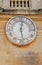 Clock at St. Pauls cathedral in Mdina