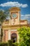 Clock on Stucco Building in Sorrento