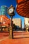 Clock on Sundance Square