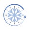 Clock switch to winter time simple vector