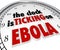 Clock Ticking on Ebola Time Stop Deadly Disease Virus