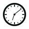 Clock time minute isolated linear style icon