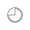 Clock, time, second icon. Signs and symbols can be used for web, logo, mobile app, UI, UX