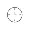 Clock, time, target icon. Signs and symbols can be used for web, logo, mobile app, UI, UX