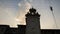 A Clock Tower, aka Campanone, aka Civic Tower in Bergamo, Italy