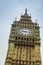 The Clock Tower of Big Ben in London. The famous icon of London, England