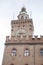 Clock Tower Building; Piazza Maggiore Square; Bologna; Italy