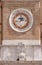 Clock tower with calendar and lunar phase dial