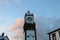 Clock tower of Church of San Sebastian at Ponta Delgada