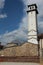 The clock tower and former public baths in Prizren, Kosovo.