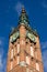 Clock Tower of Main Town Hall in Gdansk