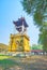 The clock tower of Mandalay Palace, Myanmar
