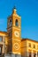 Clock tower on Martiri Square in Rimini