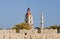 The clock tower and minaret