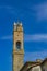 Clock tower of Palazzo Dei Priori in Montalcino, Italy
