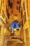 Clock Tower on Piazza Maggiore in Bologna