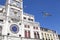 Clock Tower, Piazza San Marco, Venice, Veneto, Italy with seagulls