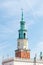 Clock Tower of Poznan Town Hall in Poland