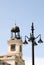 Clock tower Puerta del Sol Madrid Spain