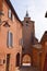 Clock Tower Roussillon ocre fortified hill town