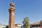 Clock tower at San Stefano square in Murano, Venice, Italy.