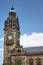 The clock tower of the Sheffield Town Hall. Sheffield. England