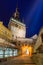 Clock Tower in Sighisoara at night