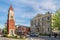 Clock tower in the streets of Niagara on the Lake - Canada