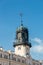 Clock Tower on Town Hall in Jaroslaw, Poland