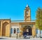 The clock tower of Vank Cathedral, Isfahan, Iran