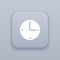 Clock and watch button, best vector