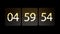 Clocks are set at 05:00:00 begins the countdown. Chaotic moving clock.