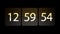 Clocks are set at 13:00:00 begins the countdown. Chaotic moving clock.