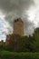Clocktower in Castellaro Lagusello in Italy