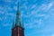 Clocktower of Cathedral in the old city of Stockholm.