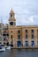 The Clocktower in Grand Harbour in Valletta Malta