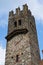 Clocktower of Grazzano Visconti. Emilia-Romagna.