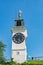 Clocktower of the Petrovaradin fortress in Novi Sad, Serbia.