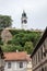 Clocktower of the Petrovaradin fortress in Novi Sad, Serbia.