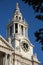 Clocktower of St Pauls Cathedral, London, England