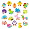 Clockwork toy key vector mechanism mechanic playroom toyshop for kids animal clock work horse, duck, robot, car