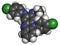 Clofazimine leprosy drug molecule